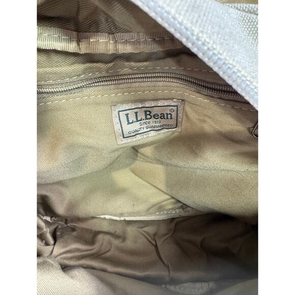 Vintage L.L. Bean Leather and Canvas Cross Body Field Bag - Picture 6 of 12